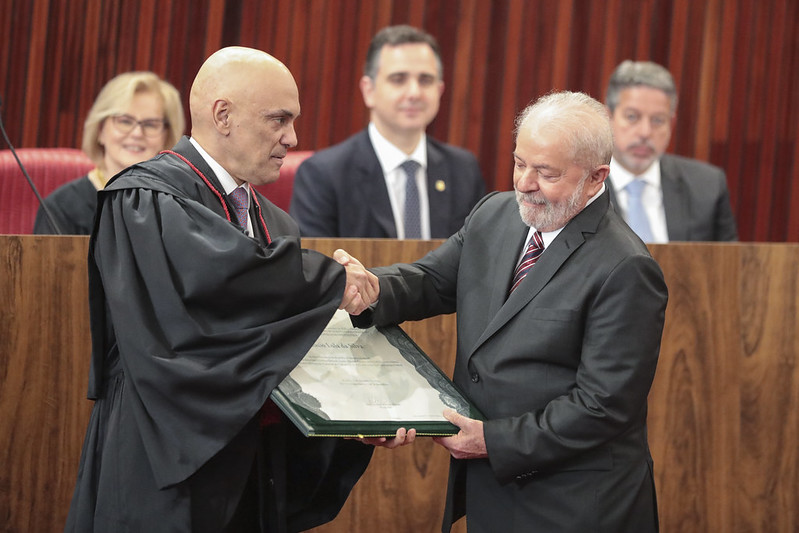 Public ceremony with President Lula